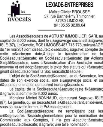 Contenu publication