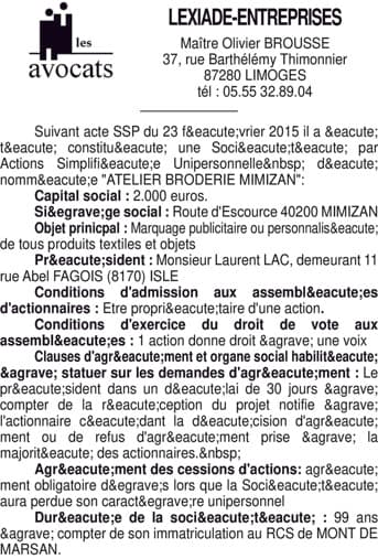 Contenu publication