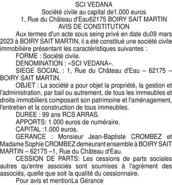 Contenu publication