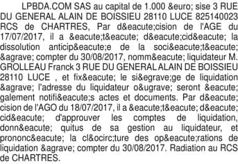 Contenu publication