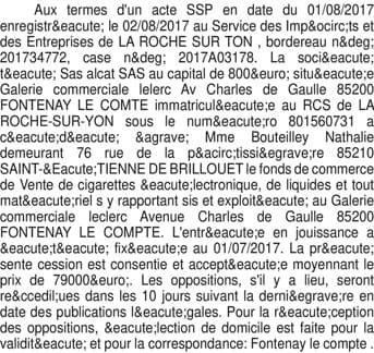 Contenu publication