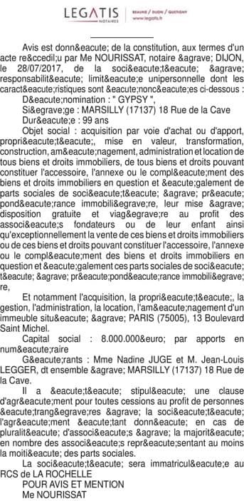 Contenu publication