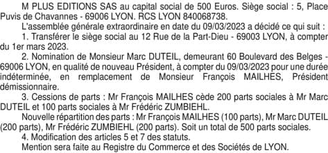 Contenu publication
