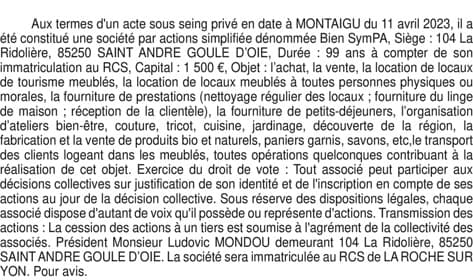 Contenu publication