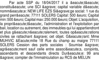 Contenu publication