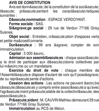 Contenu publication