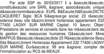 Contenu publication