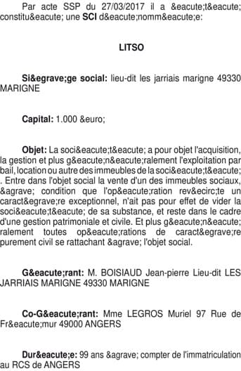 Contenu publication