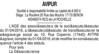 Contenu publication