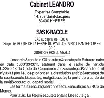 Contenu publication