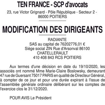 Contenu publication