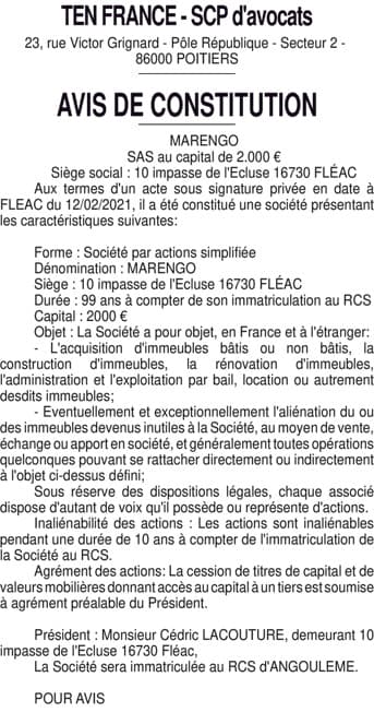 Contenu publication