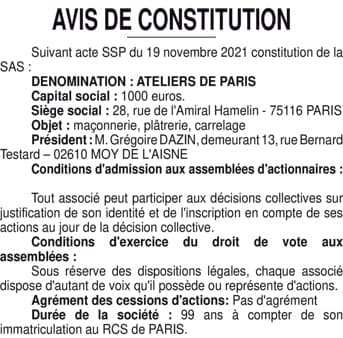 Contenu publication