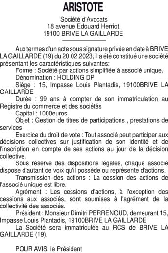 Contenu publication