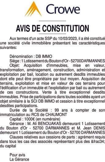 Contenu publication