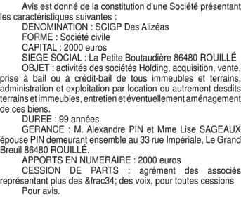 Contenu publication