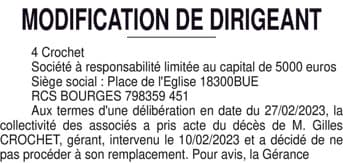 Contenu publication