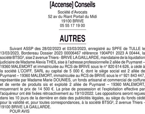 Contenu publication