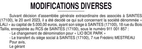 Contenu publication