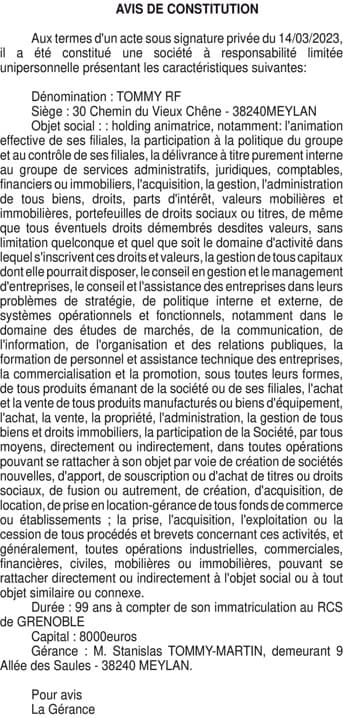 Contenu publication
