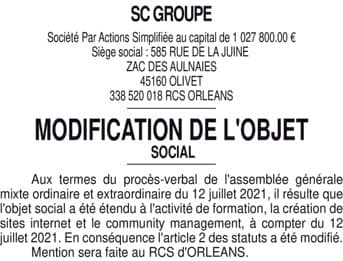 Contenu publication