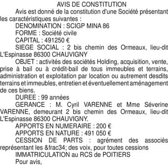 Contenu publication
