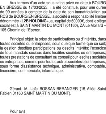 Contenu publication