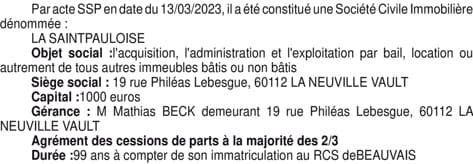 Contenu publication