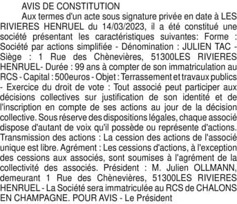 Contenu publication