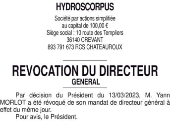 Contenu publication
