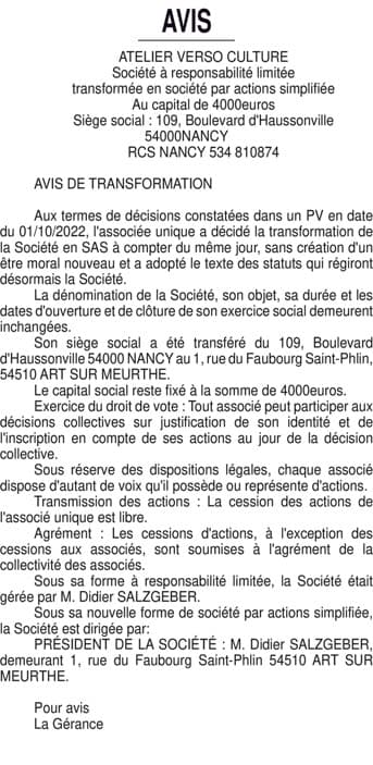 Contenu publication