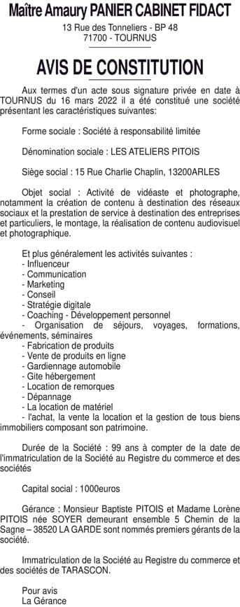 Contenu publication
