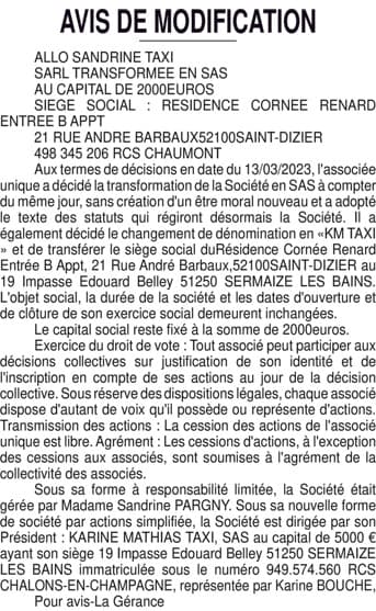 Contenu publication