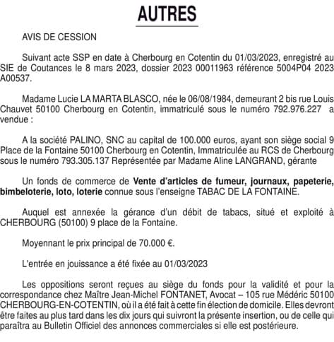 Contenu publication