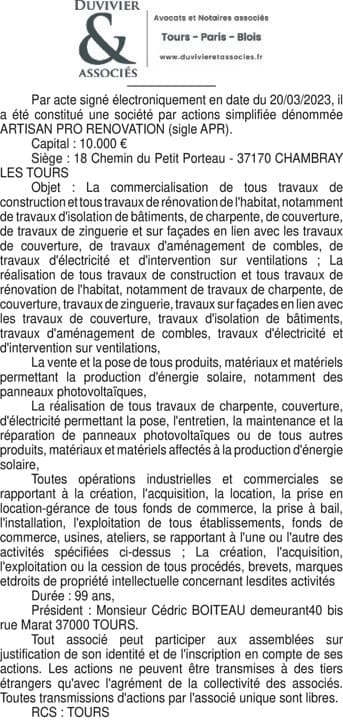 Contenu publication