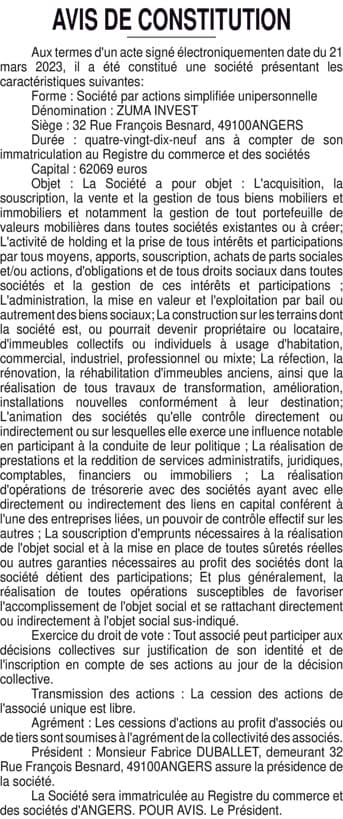 Contenu publication
