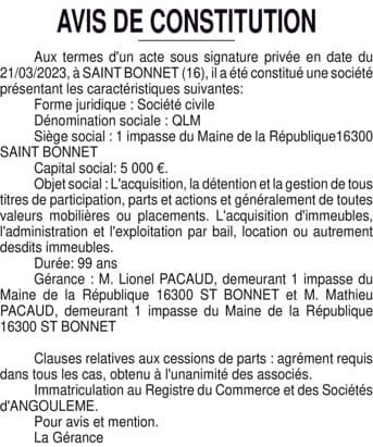 Contenu publication