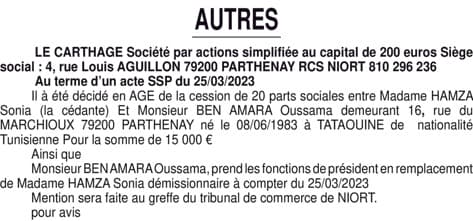Contenu publication