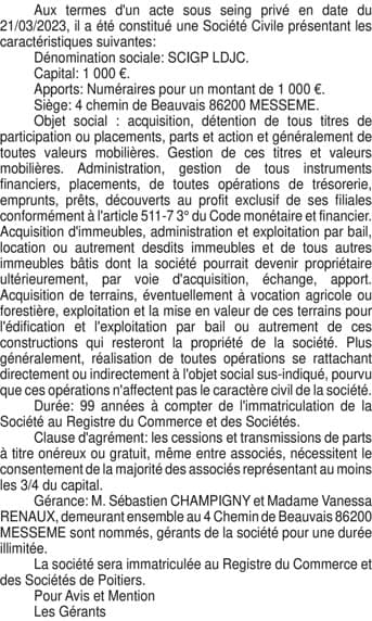 Contenu publication