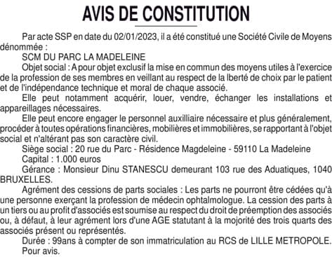 Contenu publication