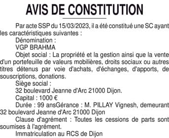 Contenu publication