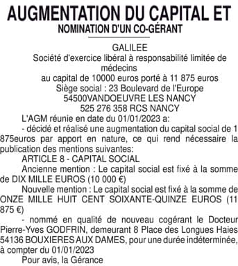 Contenu publication