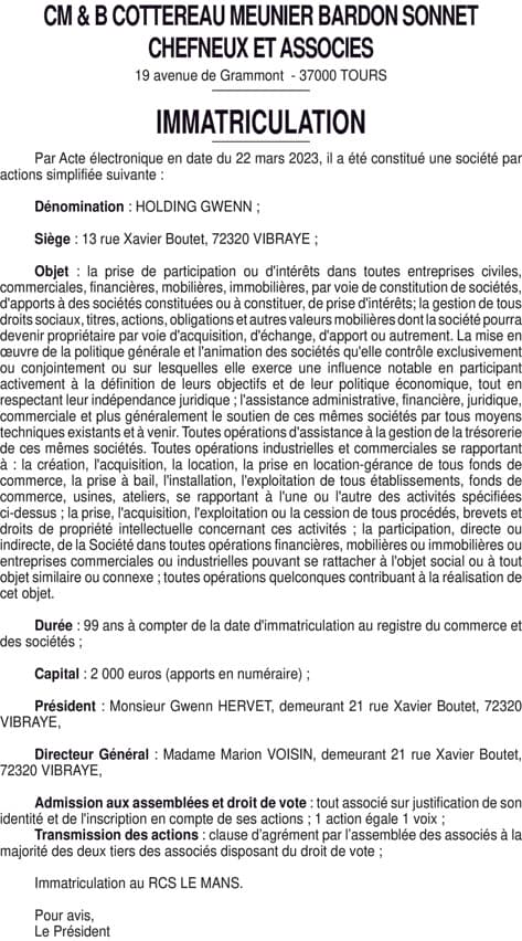 Contenu publication