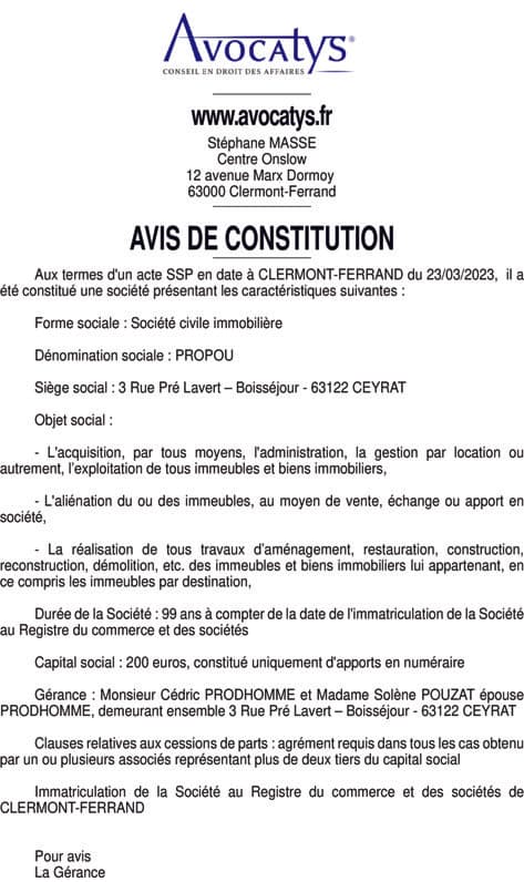 Contenu publication
