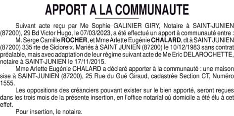 Contenu publication