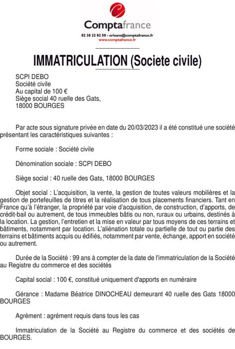 Contenu publication