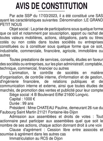 Contenu publication
