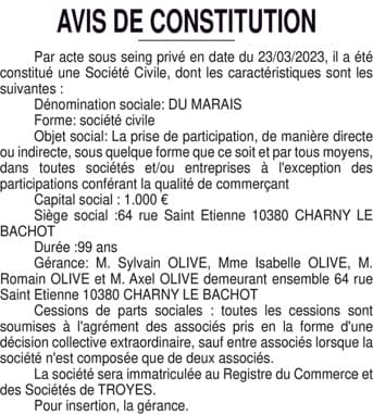 Contenu publication