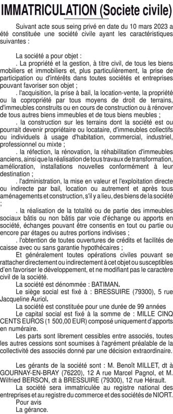 Contenu publication