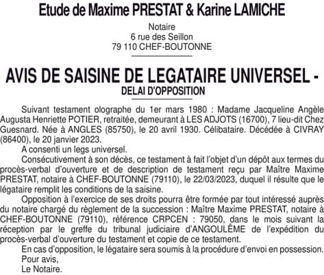Contenu publication